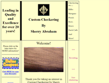 Tablet Screenshot of checkering.com
